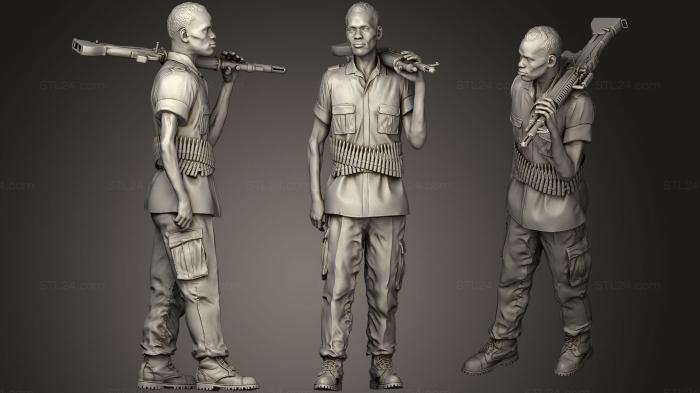 Military figurines (Samali pirates.4, STKW_0507) 3D models for cnc
